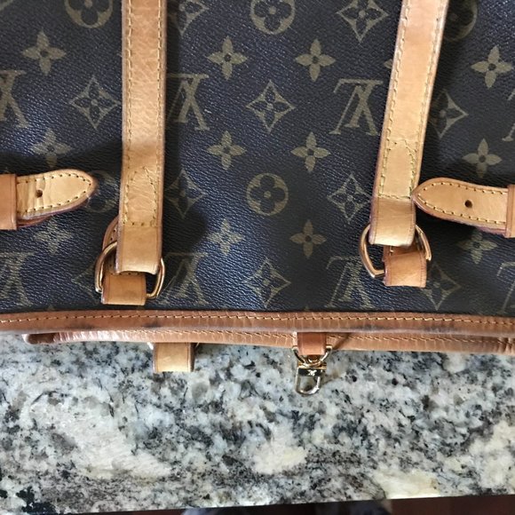AUTHENTIC Louis Vuitton Monogram Batignolles Vertical Shoulder Satchel Tote Bag - Picture 14 of 15